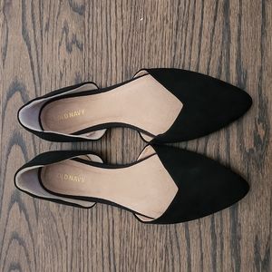 Black Suede Flats